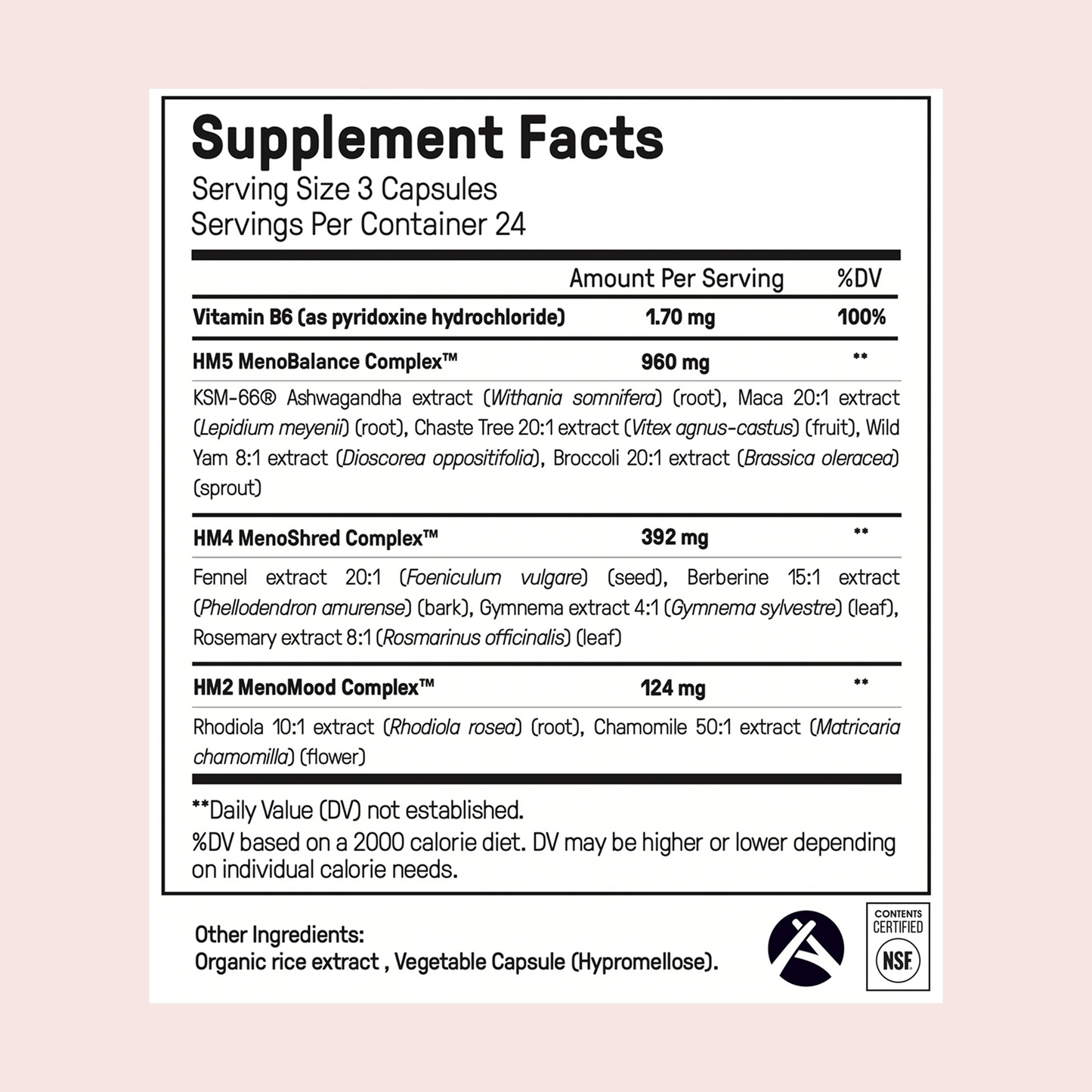 Happy Mammoth **No disponible Hormona Harmony Natural Hormonal Support for